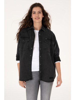 U.s. Polo Assn. Kadın Siyah Gömlek Jean 50304311-DN0027