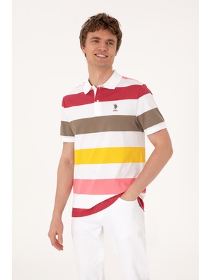 U.S. Polo Assn. Erkek Regular Fit Polo Yaka Vizon Tişört 50299945-VR052