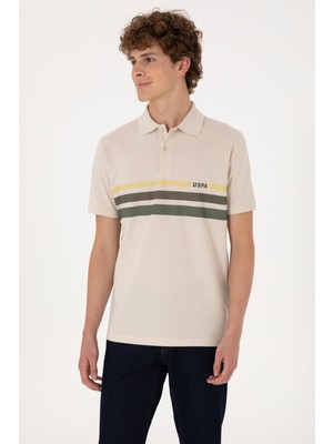 U.S. Polo Assn. Erkek Regular Fit Polo Yaka Taş Tişört 50306811-VR049