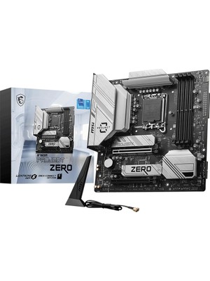 MSI B760M Project Zero WIFI DDR5 7800MHz (OC) RGB M.2 1700p mATX Anakart
