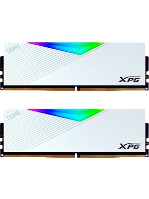 XPG Lancer RGB 64GB (2x32GB) DDR5 6000MHz CL30 Beyaz Bellek