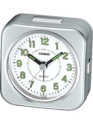 Şık ve Modern Masa Saati, Beyaz Renk, Sade Tasarım, Ev ve Ofis Kullanımı Için Ideal