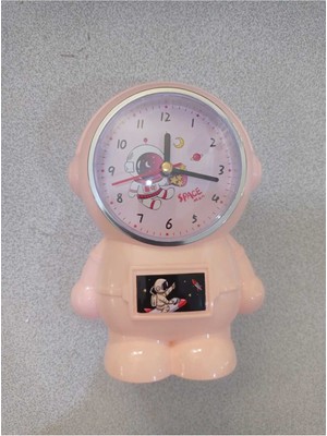 Yıldızlı Uzay Temalı Çalar Saat, Renkli ve Şık Tasarım