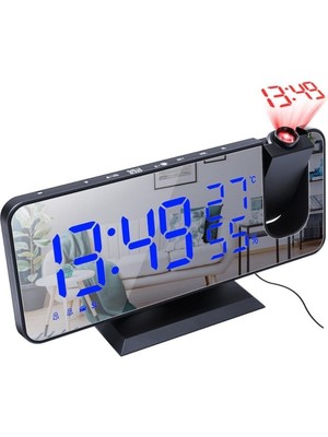 Çok Fonksiyonlu Masaüstü Saat: Radyo, Alarm, Projeksiyon ve Sıcaklık Özelliği