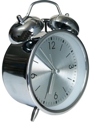 Metal Işıklı Çalar Saat, Şık ve Modern Ev Ofis Dekorasyonu