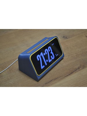 Mavi Renkli iPhone 13 Pro Max Uyumu Kablosuz Şarj Standby Dock