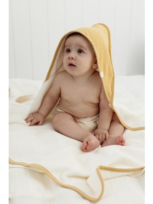 Irya İrya Joy Of Colors Organik Pamuk Müslin Bebek Kundak Sarı 75X75