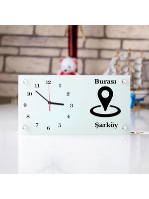 Renkli ve Şık Masa Üstü Cam Saat, Özel Tasarım ile Tarzınıza Zarif Dokunuş