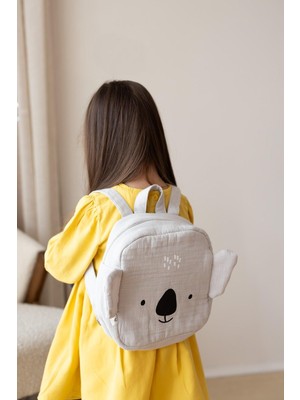 Irya İrya Tiny Koala Organik Pamuk Müslin Çocuk Çantası Gri