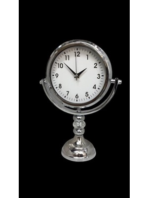 Şık Kristal Metal Masa Saati, Zarif ve Modern Tasarım