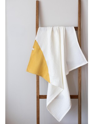 Irya İrya Joy Of Colors Organik Pamuk 4 Katlı Müslin Örtü 100X100 Sarı