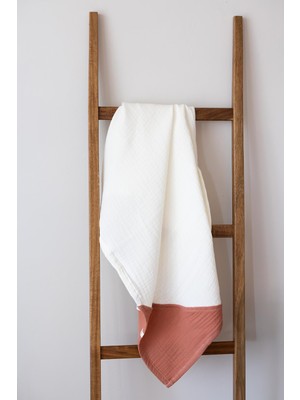 Irya İrya Joy Of Colors Organik Pamuk 4 Katlı Müslin Örtü 100X100 Kiremit