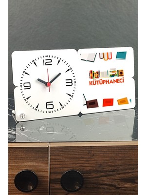 Şık Ahşap Masa Saati, Zarif ve Kullanışlı Ev Dekorasyonu Parçası