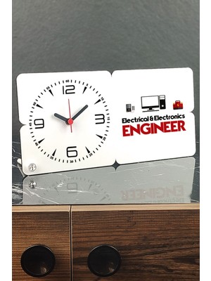 Şık Ahşap Masa Saati, Elektrik ve Elektronik Mühendisi Tasarımı 001