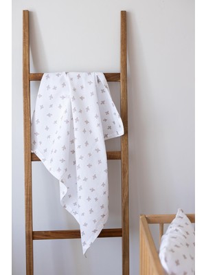 Irya İrya Birdie Organik Pamuk 2 Katlı Müslin Battaniye / Yatak Örtüsü