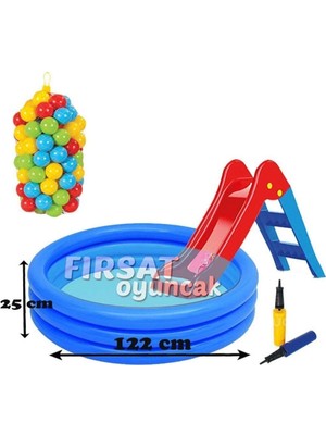 Serenity Haven Rüya Günü Eğlence Seti: Şişme Havuz, Top Seti ve Pompa Hediyeli