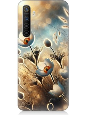 Realme Xt Uyumlu Pamuk Dalları Bahar Ruhu  Desenli Silikon Kılıf