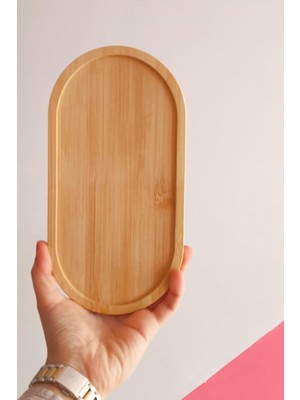 Bambu Yağdanlık Altlığı - Sabunluk Standı - Çok Amaçlı Sunumluk