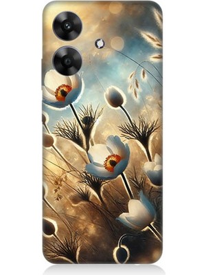 Realme Note 60 Uyumlu Pamuk Dalları Bahar Ruhu  Desenli Silikon Kılıf