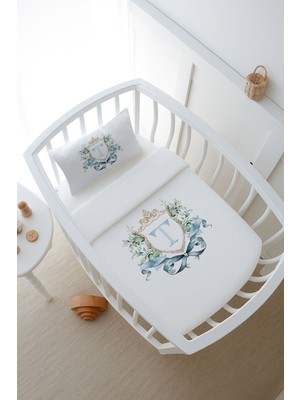 Tuğba Kuğu Pike Takımı - Blue Royal Series - T Harfi 60 x 100 cm