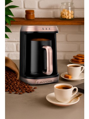 Awox Kafija Türk Kahvesi Makinesi Rose Gold