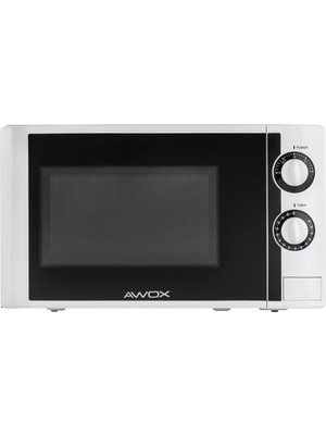 Awox P20 Beyaz Mikrodalga Fırın 20 Litre 700 W Güçlü Mekanik Kontrol Özellikli