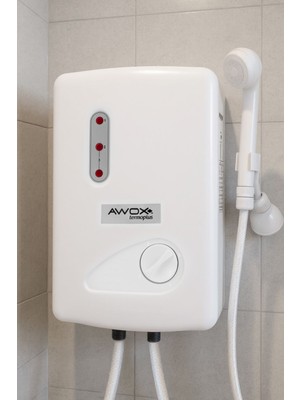 Awox Termoplus Elektrikli Şofben 7000w 3 lt/dk Su Isıtma Kapasitesi ile Güçlü Mutfak Banyo Modeli