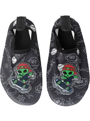 Peluche Alien Çocuk Deniz & Havuz Ayakkabısı Alıen Siyah