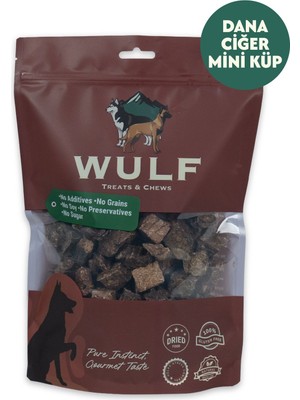 Dana Ciğer Mini Küp %100 Köpek Ödül Maması 100 Gram