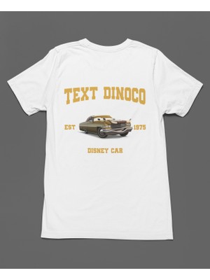 Bumeta Tex Dinico Arabalar Cars Şimşek Mcqeen Unisex Tişört T-Shirt