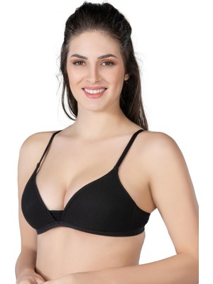 Modlive Siyah Mı Emay 1417 Modal Cotton Kaplı Sütyen
