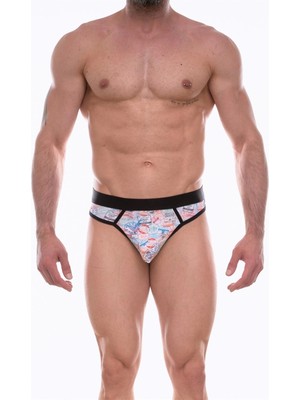 Marsilyan- Don Moris Erkek Desenli Tanga Çamaşır