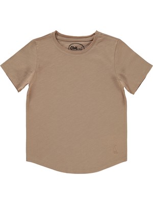 Civil Boys Erkek Çocuk Tişört 6-9 Yaş Vizon