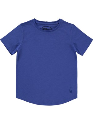 Civil Boys Erkek Çocuk Tişört 6-9 Yaş Saks Mavisi