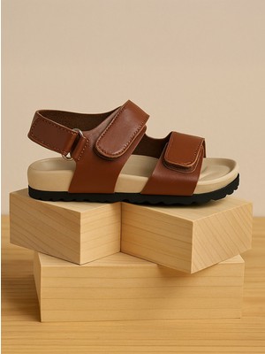 Civil Boys Erkek Çocuk Sandalet 27-31 Numara Taba