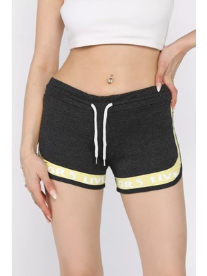 Biyeli Kadın Mini Şort P-00017287