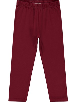 Civil Girls Kız Çocuk Tayt 6-9 Yaş Bordo