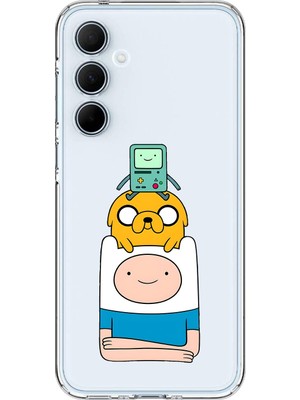 Dali Design Samsung Galaxy A35 Uyumlu Şeffaf Kılıf Cartoon 1 Tasarımlı
