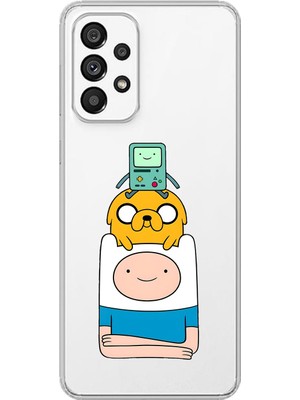 Dali Design Samsung Galaxy A73 Uyumlu Şeffaf Kılıf Cartoon 1 Tasarımlı