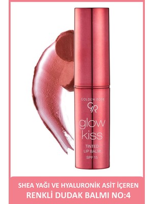 Golden Rose Glow Kiss Tinted Lip Balm Peach Shake Dudak Nemlendiricisi No: 04
