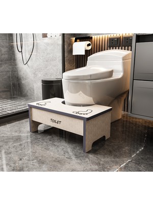 Alpa Ev Mobilya Modern Çocuk Basamağı ve Yükseltici Tabure - Tuvalet ve Lavabo Önü Eğitici Platform