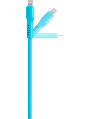 2DK60NM Ttec Usb-C - Lightning Hızlı Şarj Kablosu 120CM Neon Mavi
