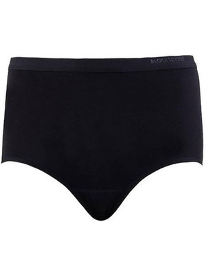 Essential Büyük Beden Yüksek Bel Siyah Slip 1307