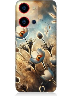 Reeder S19 Max Pro S Zoom Uyumlu Pamuk Dalları Bahar Ruhu  Desenli Silikon Kılıf