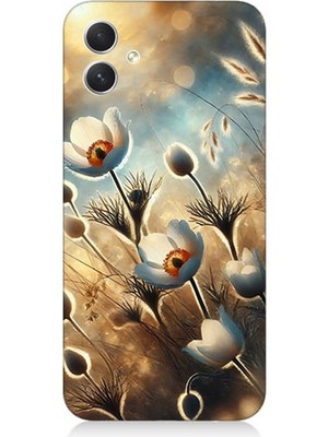 Samsung Galaxy A04 Uyumlu Pamuk Dalları Bahar Ruhu  Desenli Silikon Kılıf