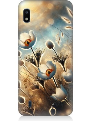 Samsung Galaxy A10 Uyumlu Pamuk Dalları Bahar Ruhu  Desenli Silikon Kılıf