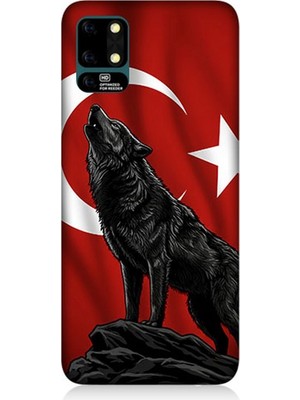 Reeder S19 Max Uyumlu Ay Yıldızlı Uluyan Kurt  Desenli Silikon Kılıf