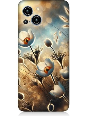 Reeder S23 Pro Max Uyumlu Pamuk Dalları Bahar Ruhu  Desenli Silikon Kılıf