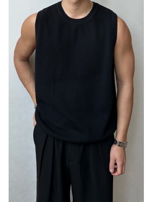 Erkek Bisiklet Yaka Oversize Süveter