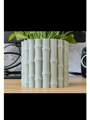 Bambu Model Mimari Saksı